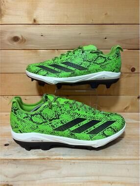 New Adidas Adizero Baseball Cleats Electric 2 Green Mamba JR7821 - Mens size 12